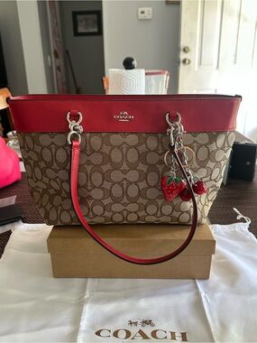 Coach Sophia Chain Tote Bag
